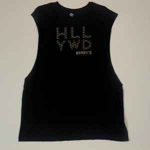 Barry’s Bootcamp Hollywood cutoff tank